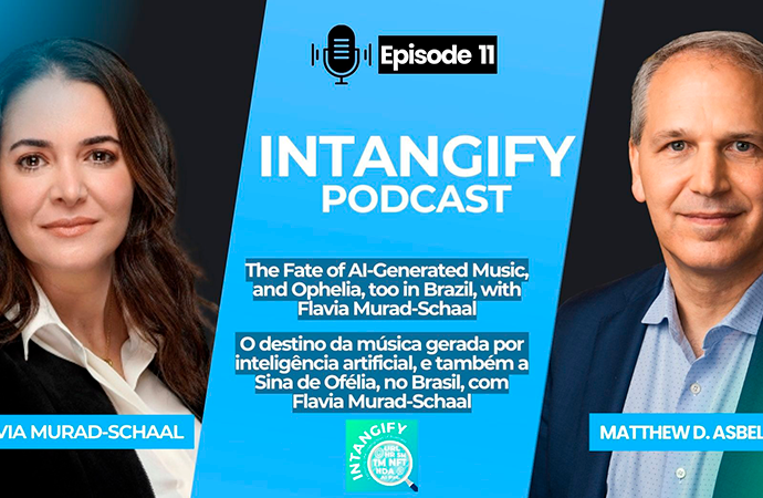Inteligência Artificial, música viral e os limites do Direito: Flavia Mansur Murad-Schaal participa do podcast Intangify